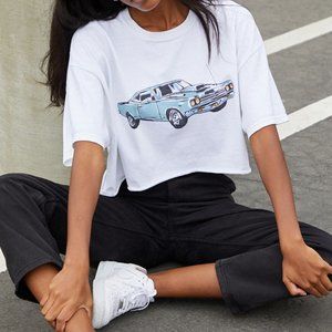 John Galt Car Cropped T-Shirt